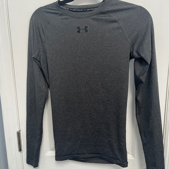 ❣️ Under armour Men’s compression long sleeve shirt small gray - Picture 1 of 7
